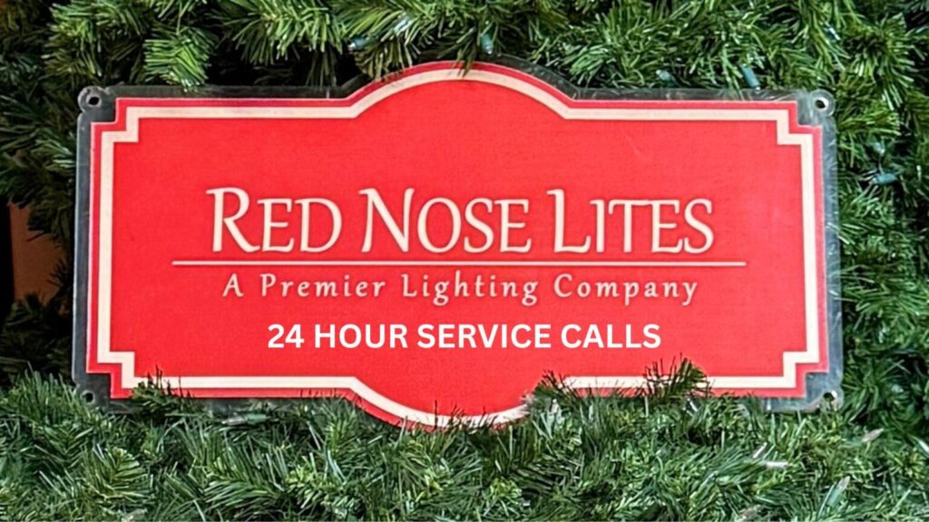 Red Nose Lites 24-hour service call guarantee for Christmas light repairs